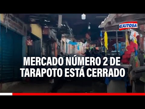 San Martín: Mercado Número Dos de Tarapoto se encuentra cerrado tras incendio