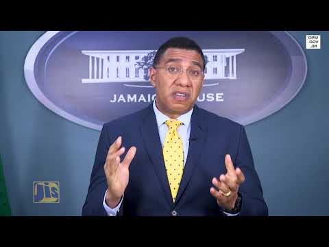 The Most Hon  Andrew Holness Prime Minister Message to Jamaican Ship Workers Docked in Falmouth