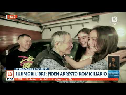 Piden arresto domiciliario a Fujimori tras quedar en libertad