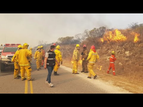 Incendios forestales en Córdoba: siguen activos y los bomberos trabajan para prevenir una catástrofe