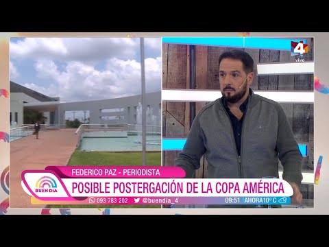 Buen Día - Conmebol suspende Copa América en Argentina y analiza posible sedes