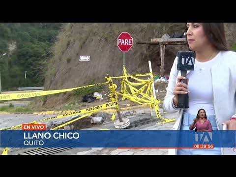 Rejillas en mal estado incomunican a los vecinos de Llano Chico, norte de Quito