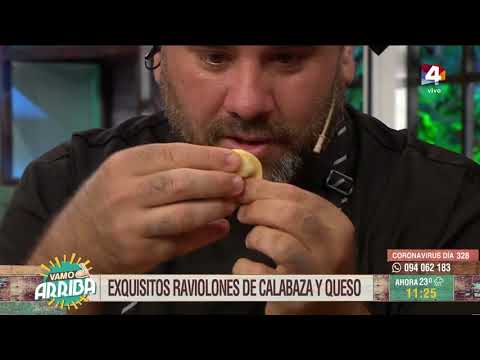 Vamo Arriba - Raviolones de calabaza y queso