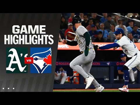 As vs. Blue Jays Game Highlights (8/11/24) | MLB Highlights