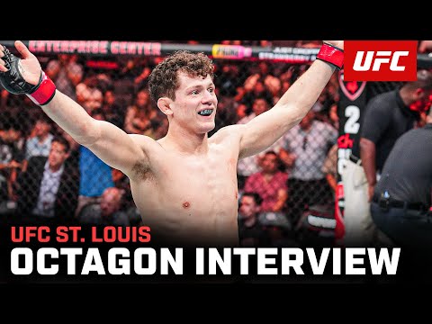 Chase Hooper Octagon Interview | UFC St. Louis