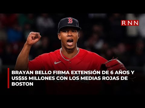Brayan Bello firma extensión de 6 años y us$55 millones con los Medias Rojas de Boston