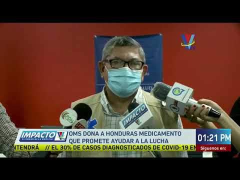 OMS dona a Honduras medicamento contra el Covid-19