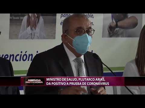 Ministro de Salud, Plutarco Arias, da positivo a prueba de coronavirus