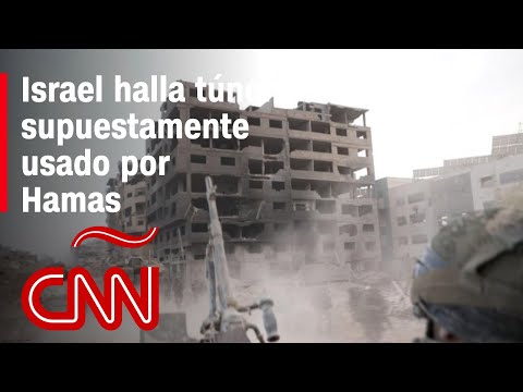 Fuerzas de Defensa de Israel le muestran a CNN un túnel entre un hospital y una escuela en Gaza