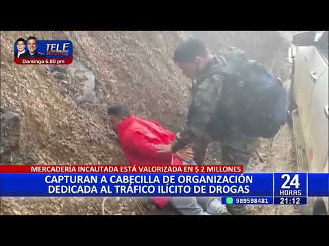 Cae cabecilla de presunta organización criminal con más de una tonelada de cocaína en Ayacucho