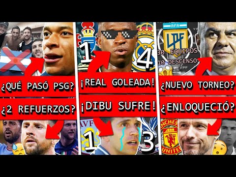 ¡MBAPPÉ prohibió esto en PSG! ¿Llegan 2 ESTRELLAS?+ MADRID golea+ DIBU sufre+ Nuevo TORNEO Argentino