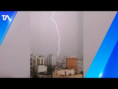 Quito soportó lluvias y tormenta eléctrica la tarde del viernes