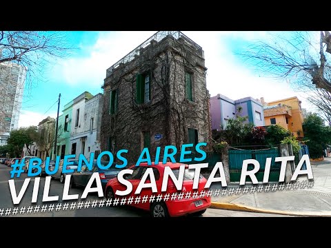 Recorriendo VILLA SANTA RITA I CIUDAD de BUENOS AIRES I ARGENTINA I 4K Walking Tour VLOG