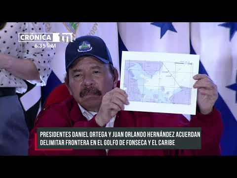 Presidente Ortega en acuerdo fronterizo con Honduras: «Esto es una contribución para la paz»
