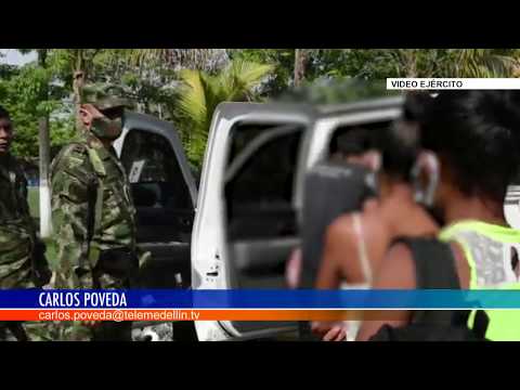 Ejército Nacional rescató cinco menores del reclutamiento ilegal en El Bagre- Telemedellín