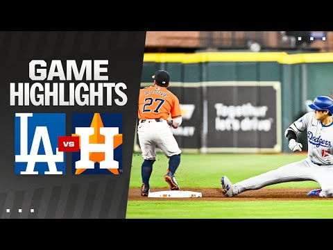 Dodgers vs. Astros Game Highlights (7/26/24) | MLB Highlights