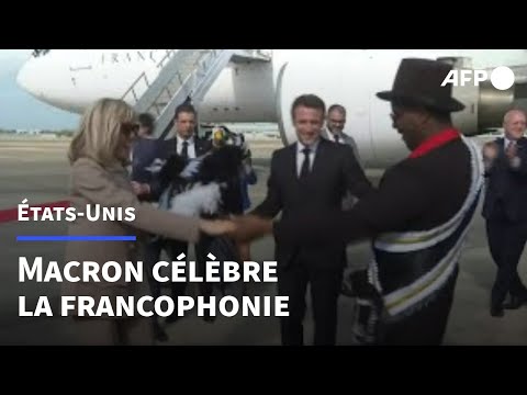 À La Nouvelle-Orléans, Macron célèbre la francophonie | AFP