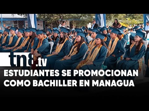 Estudiantes de Managua se promocionan tras culminar sus estudios - Nicaragua