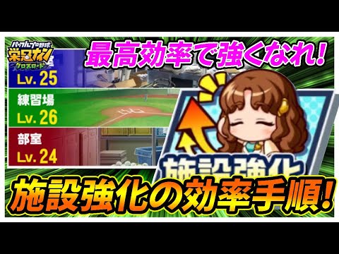 【今回は楽！？】育成の肝は結局ここ！「対立！？投手vs野手編」の成長板要素「施設強化」のおすすめ手順！【栄冠ナインクロスロード】