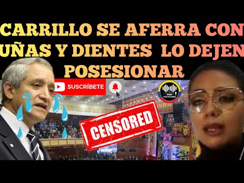 PATRICIO CARRILLO SE AFERRA CON UÑAS Y DIENTES QUE LO DEJEN POSESIONARSE EN LA ASAMBLEA NOTICIAS RFE