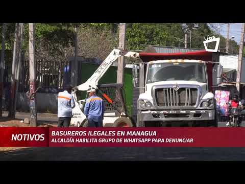 Alcaldía de Managua pide a los ciudadanos denunciar basureros ilegales