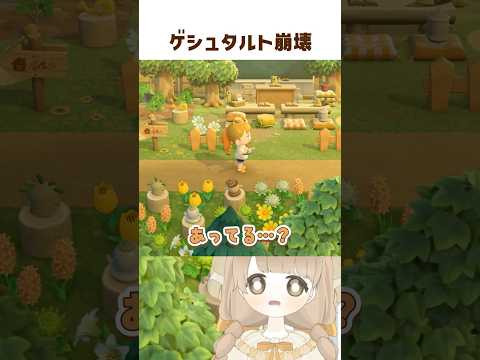 配信中によく起こるあれ🐻 #shorts #あつ森