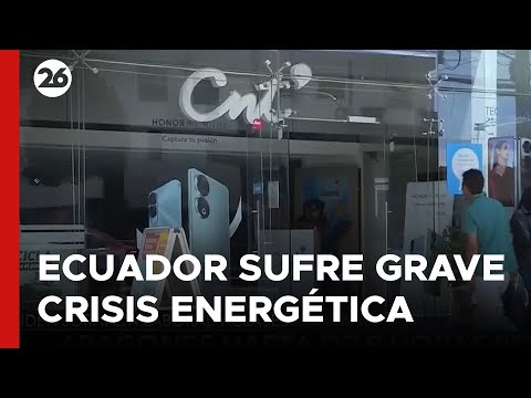 ECUADOR | Suspende durante 2 días la jornada laboral por la crisis energética