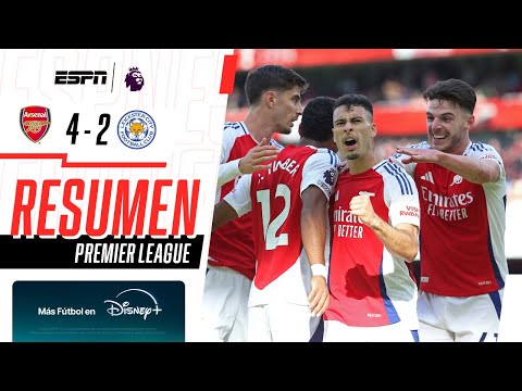 FINAL ÉPICO Y TRIUNFAZO GUNNER PARA ALCANZAR LA CIMA DE LA PREMIER | Arsenal 4-2 Leicester | RESUMEN