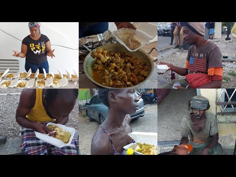 COOKING FOR THE HOMELESS & FEEDING THE HOMELESS IN ST.ELIZABETH JAMAICA , Please Watch To End