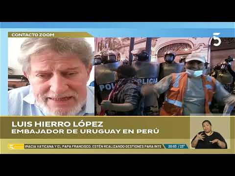 El embajador uruguayo Luis Hierro López habló sobre la situación que se vive en #Perú