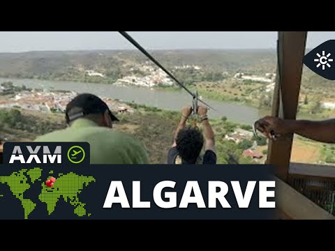 Andalucía X el mundo | Una tirolina sobre el Guadiana permite viajar a Portugal por todo lo alto