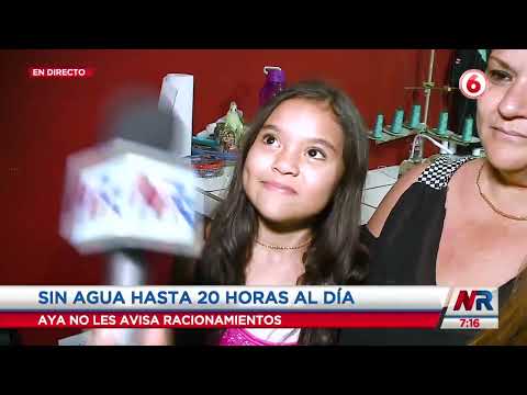 Vecinos de Alajuelita denuncian que pasan hasta 20 horas al día sin agua
