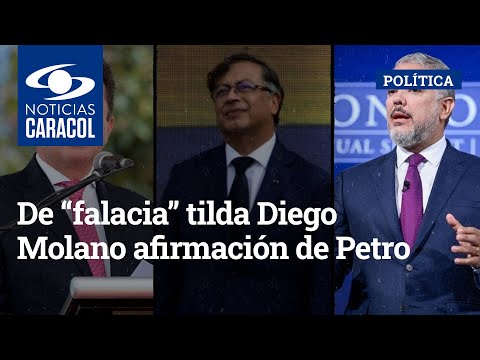 De “falacia” tilda Diego Molano afirmación de Petro, quien dijo que Duque creó las disidencias