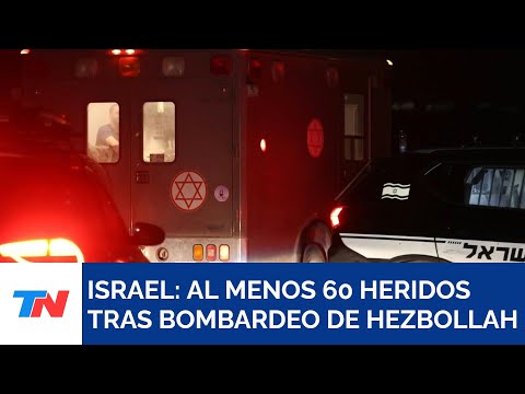 Hubo al menos 60 heridos en Israel tras un bombardeo con drones  reivindicado por Hezbollah