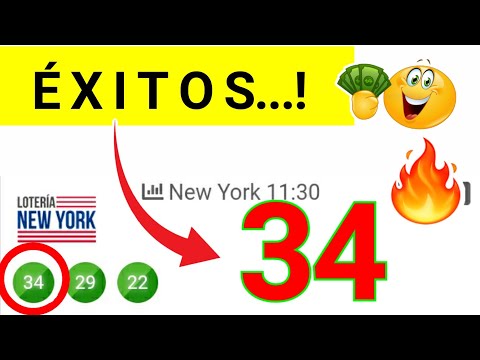 Lotería NEW YORK (( 34 )) BINGO HOY..! Números Millonarios de éste DÍA| Resultado de las LOTERÍAS