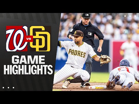 Nationals vs. Padres Game Highlights (6/23/25) | MLB Highlights