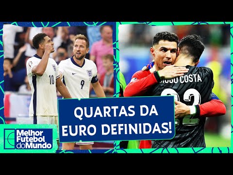 AS QUARTAS DA EURO ESTÃO DEFINIDAS COM JOGOS PESADOS! - Melhor Futebol do Mundo (02/07/2024)