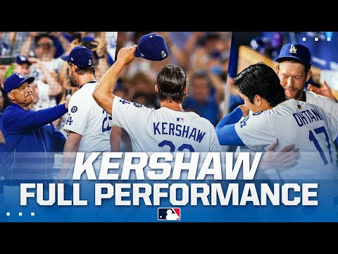 FULL PERFORMANCE: Clayton Kershaws push for HISTORY!