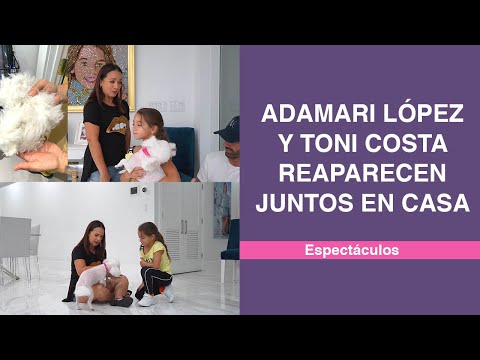 Adamari López y Toni Costa reaparecen juntos en casa