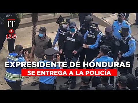 Expresidente Hernández se entrega a la Policía tras pedido de extradición de EE. UU. | El Espectador