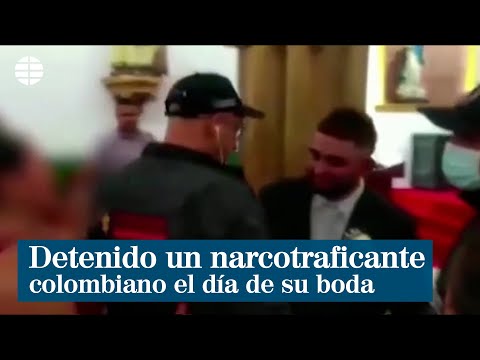 Detenido un narcotraficante colombiano el día de su boda