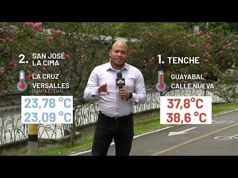 14 barrios de Medellín con temperaturas más altas - Telemedellín