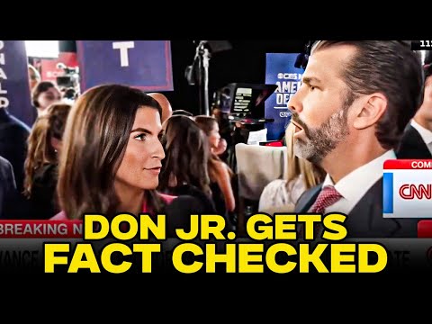 Don Junior Gets Brutally Fact Checked To His Face By CNN Reporter