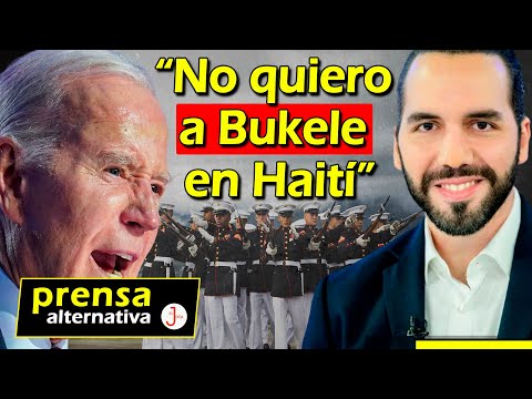 ¡Biden enloqueció por plan de Bukele! EEUU enviará tropas a Haití