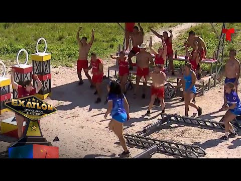 El equipo Rojo tiene una gran reacción y empata la pizarra | Exatlón EE.UU All-Stars 2024