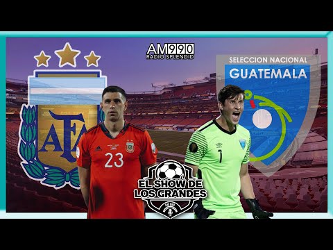 ARGENTINA vs GUATEMALA EN VIVO desde MARYLAND | Relato EMOCIONANTE - Amistoso Internacional