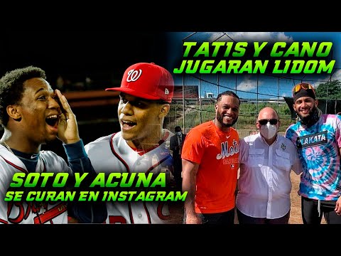 Soto Y Acuña Jr Se Curan En Instagram / Cano Y Tatis Jugaran En LIDOM