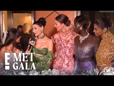Karlie Kloss Embodies “The Garden of Time” in Custom Swarovski at The Met Gala | E! Insider