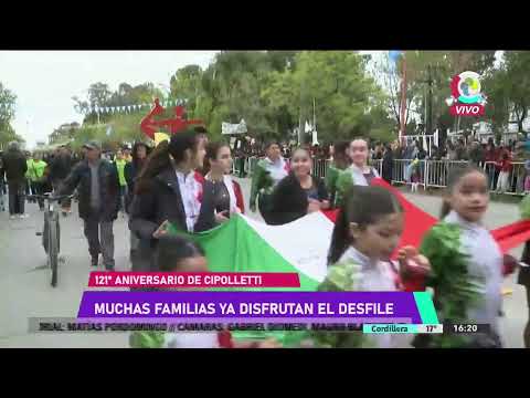 En VIVO | Cipolletti celebra su 121° Aniversario