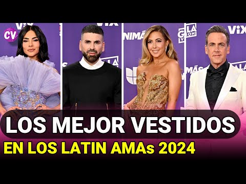Latin AMAs 2024: Los MEJOR VESTIDOS en la ALFOMBRA ROJA